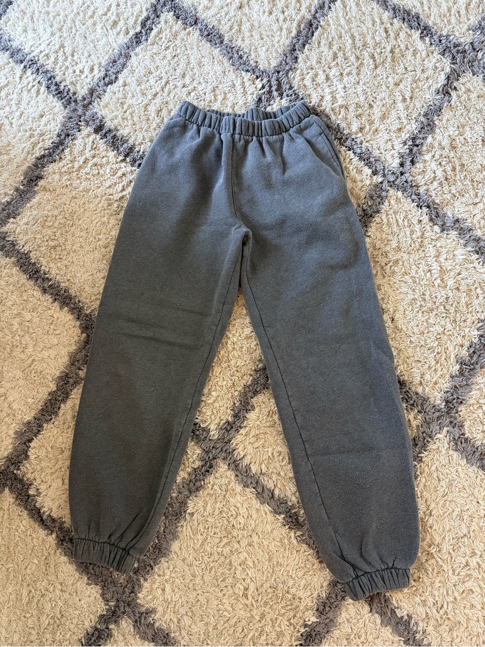 Brandy Melville Dark Gray Cozy Fleece Joggers